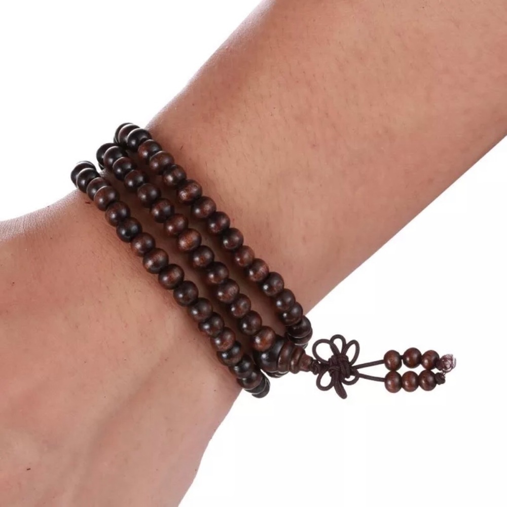 Wooden Tibetan Bracelet - Picture 6 of 6